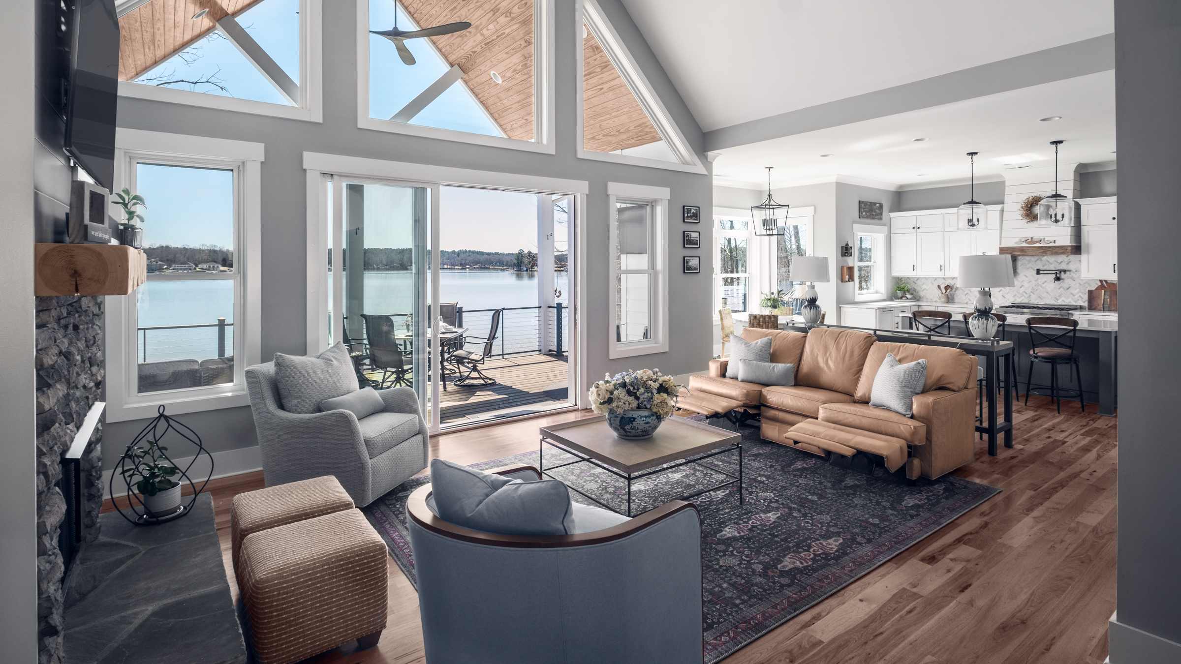 Case Study: Transforming a Lake Wylie Living Room with Elmsbrook Designs